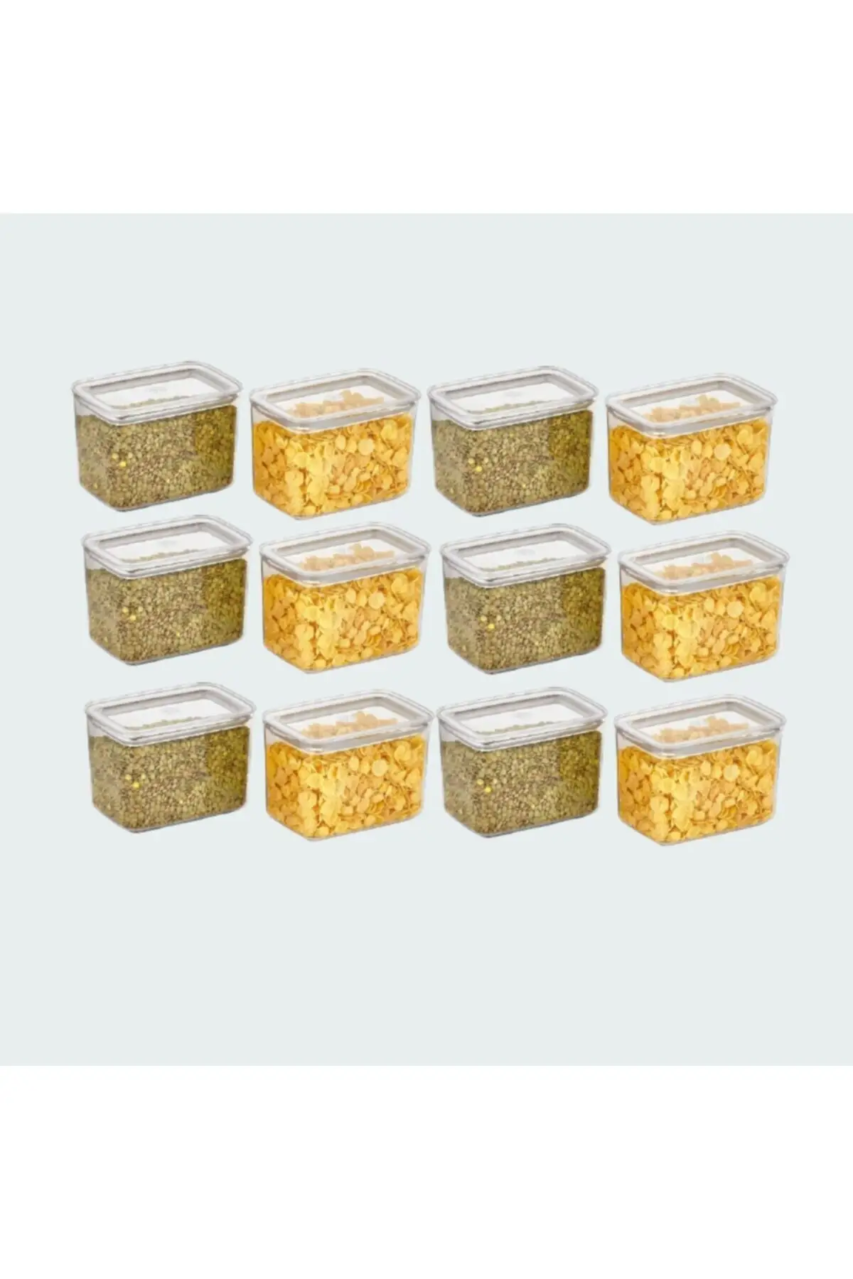 

DOLBOVI Sude rectangular storage containers 12x1400 ml