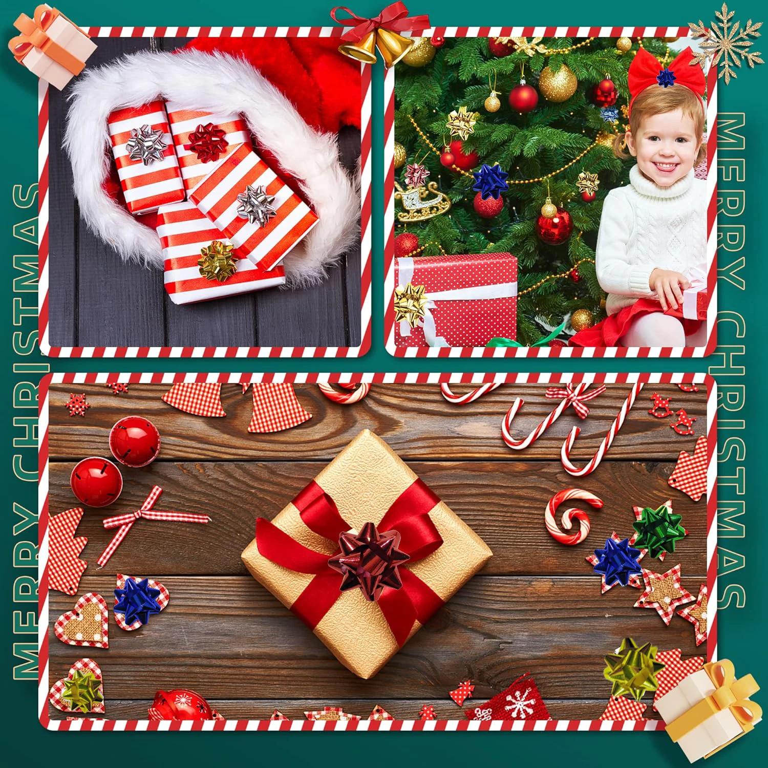 صندوق هدايا ذاتي اللصق بنجمة ثلاثية الأبعاد ، حفل مهرجان ، احتفال ، صندوق هدايا ، سهل الاستخدام ، ديكور 60 من من من 50