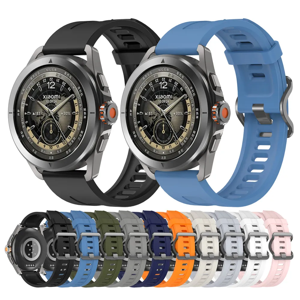 Xiaomi Watch s4用シリコンブレスレット,スポーツアクセサリー,22mm