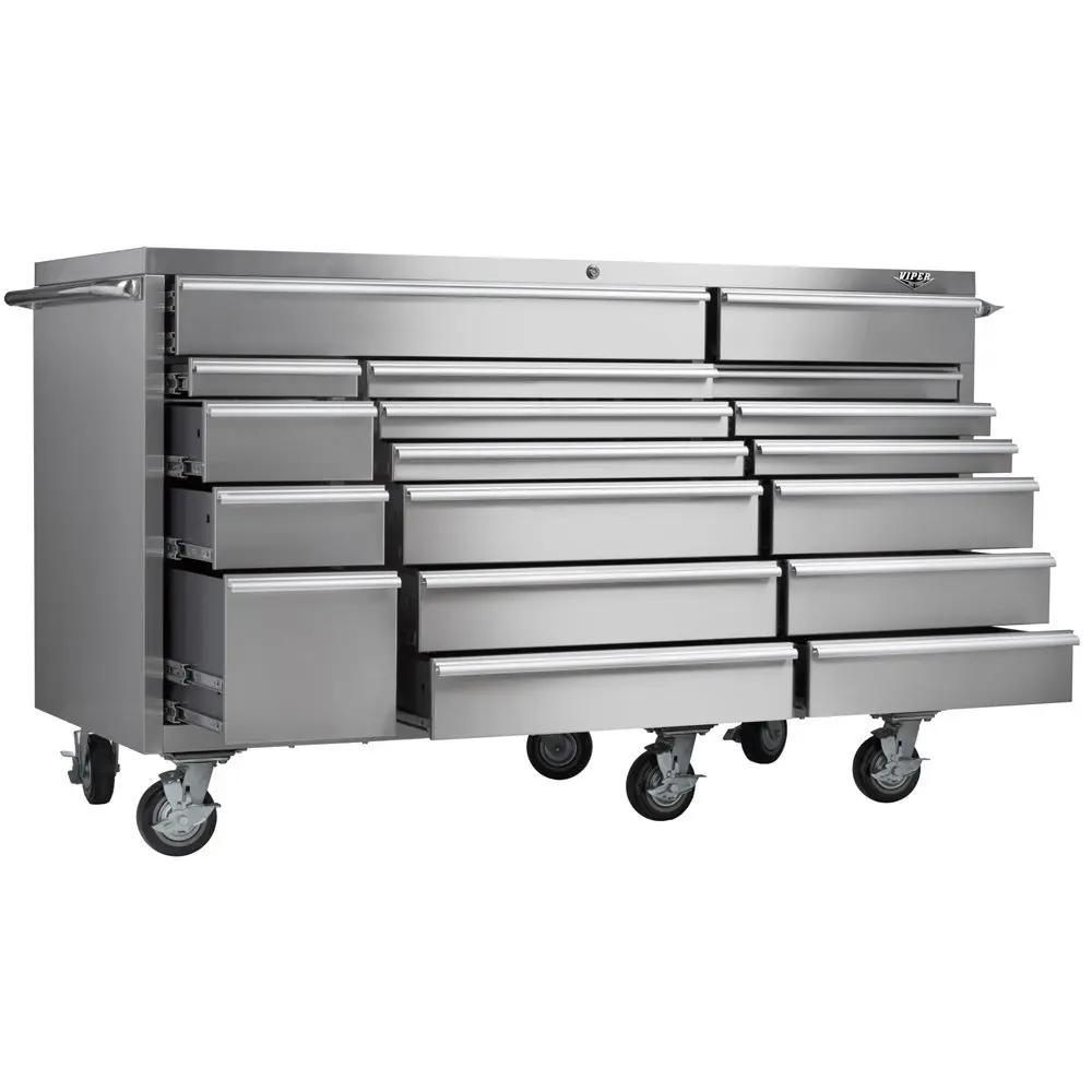 Thickened stainless steel hand push tool cart Spot workshop Stainless steel Metal tool placement cabinet Anti-rust storage cabin