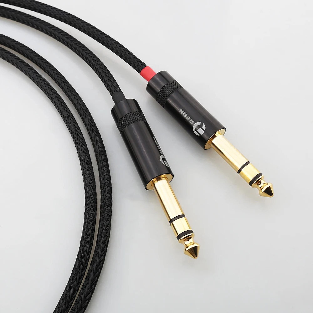 Audiocrast Balance 4,4-mm-Buchse auf Dual 6,35-mm-TRS-Klinkenstecker-Adapterkabel für 6,5-mm-symmetrische Audioverbindung – Detail 11