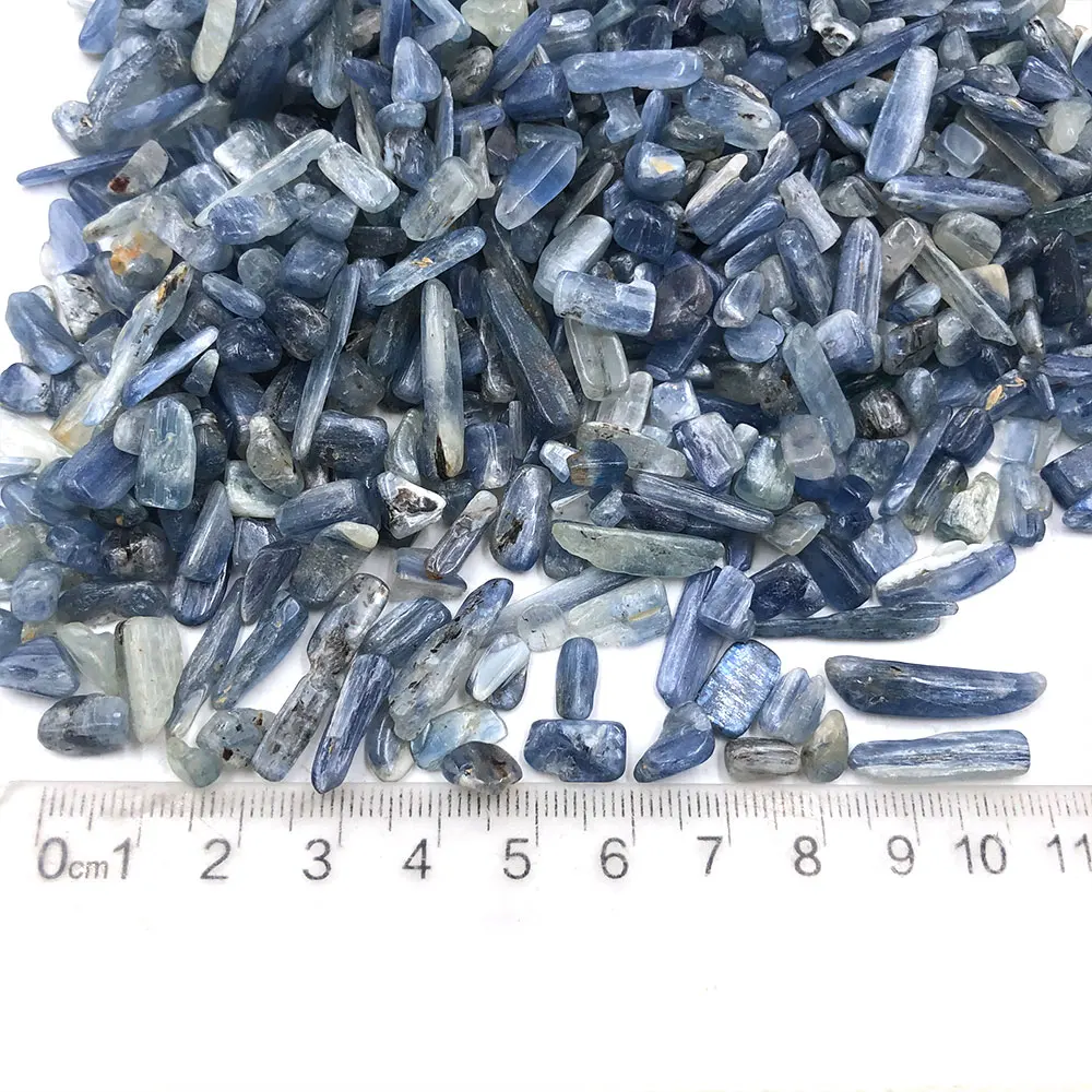 Blue Kyanite Chips Crystals Gravel Natural Stones Healing Reiki Chakra Gemstone Mineral Specimen Home Decor Garden Decorations