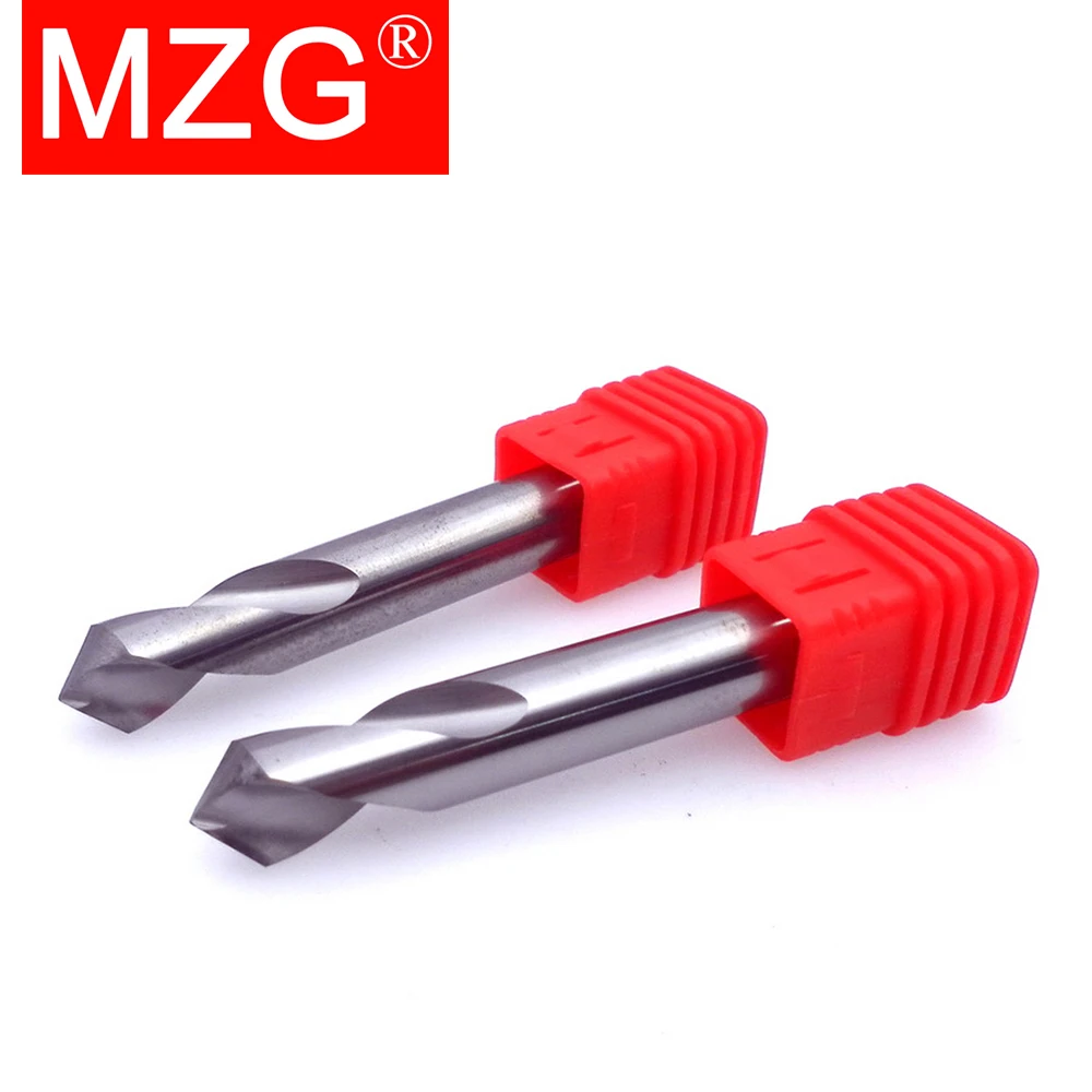 MZG Spot Drill Bit Point 90 Dgrees Carbide CNC Chamfering Drilling Hole Guide Tool Tungsten Steel Location Centering Pilot Drill