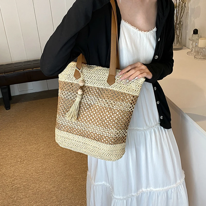 Bolsos de paja de verano para - Luxury Beach Bags Ysl reseña y precio