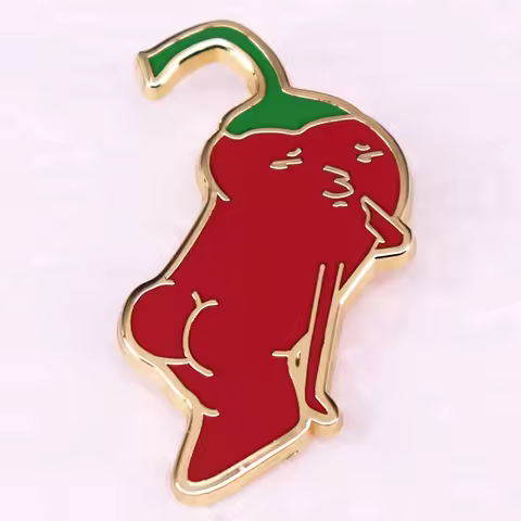 Funny chili guy badge game Enamel Pin brooch jewelry