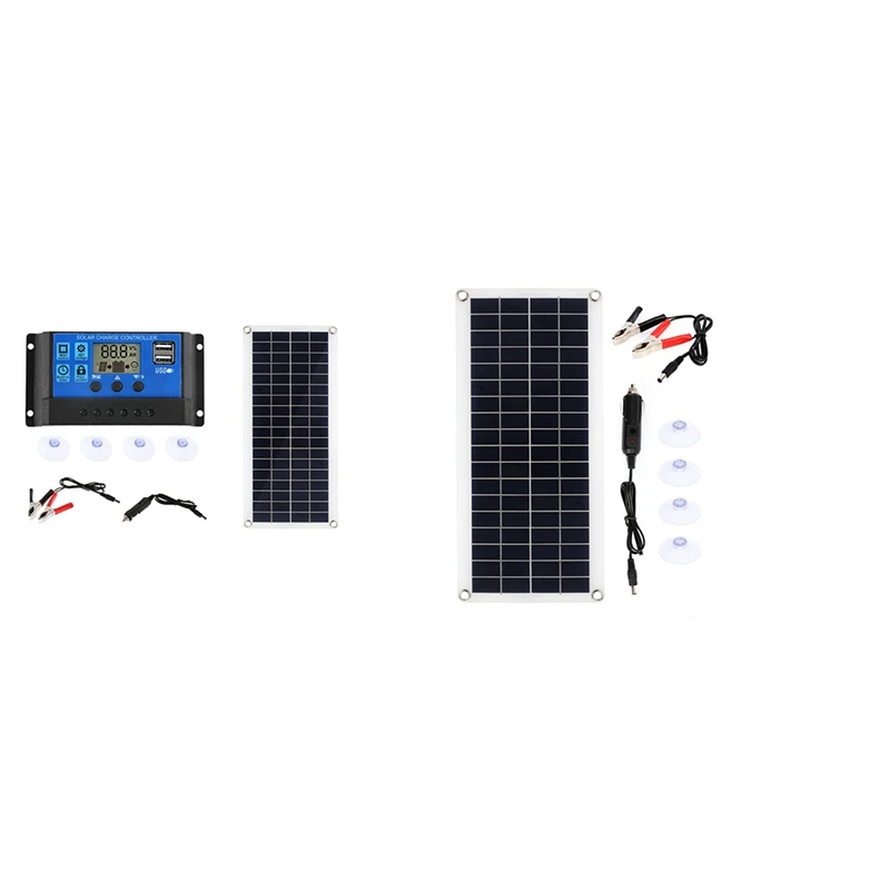 15W Solar Panel 12-18V Solar Cell Solar Panel For Phone RV Car MP3 PAD Charger Outdoor Battery Supply