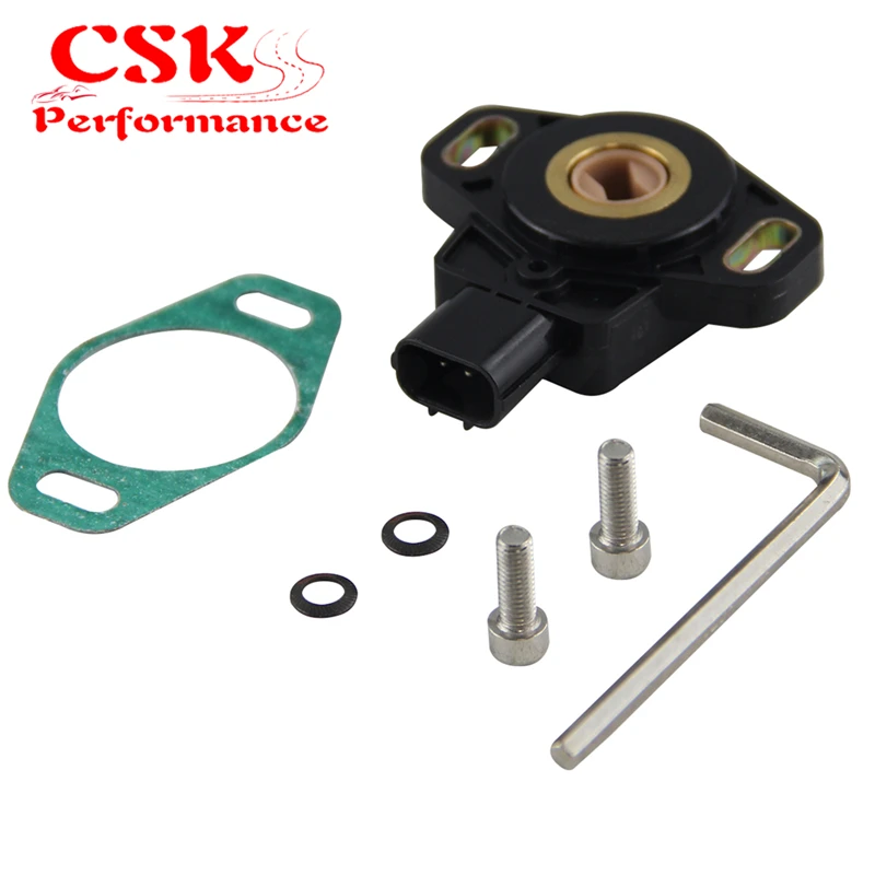 Throttle Position Sensor With Gasket & Bolts for Honda Civic K20 K20A K20A2 K20A3 Integra RSX DC5 Type-S 02-06 K20A4 K20A6 K20Z3