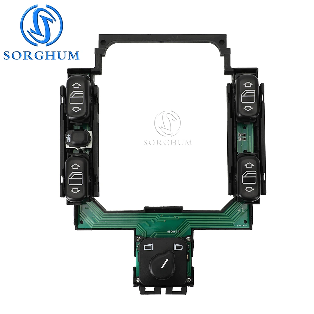 SORGHUM For 94-98 Mercedes Benz W202 W169 C230 C220 C280 AMG Power Window Switch Regulator Master Button A2028208210 2028208210