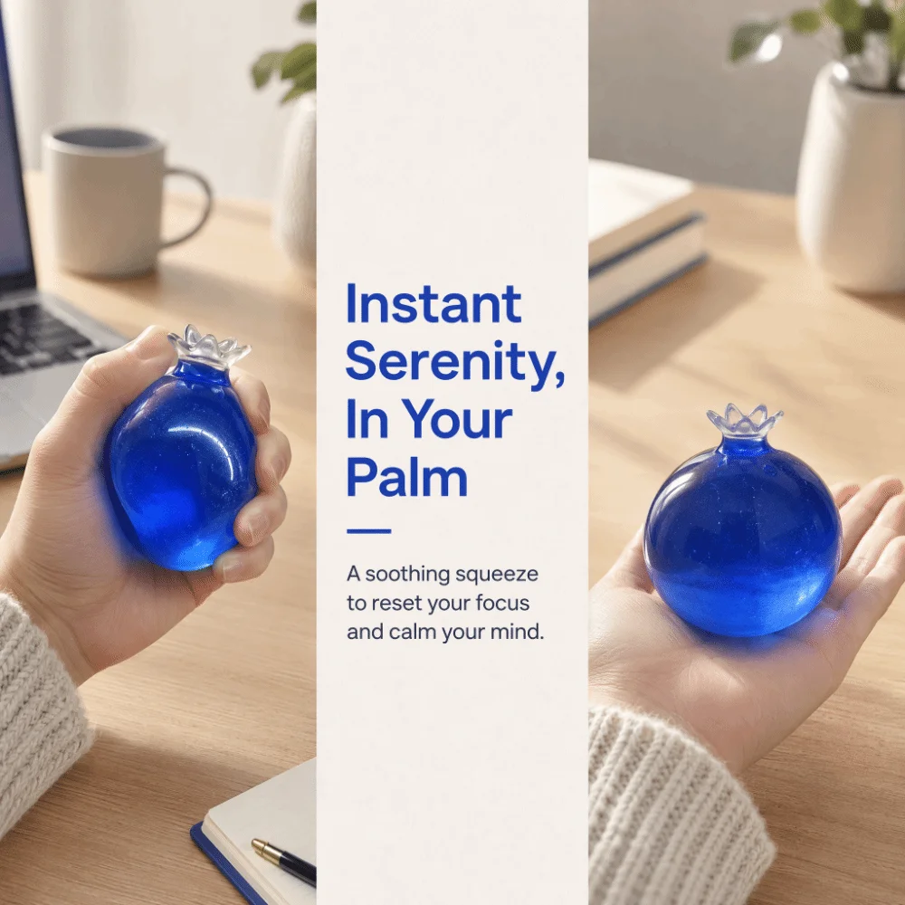 Novelty Creative Blueberry Squeezed 7.5cm Comfortable Slow Rebound Fidget Funny Super Soft Blueberry Pinch Office