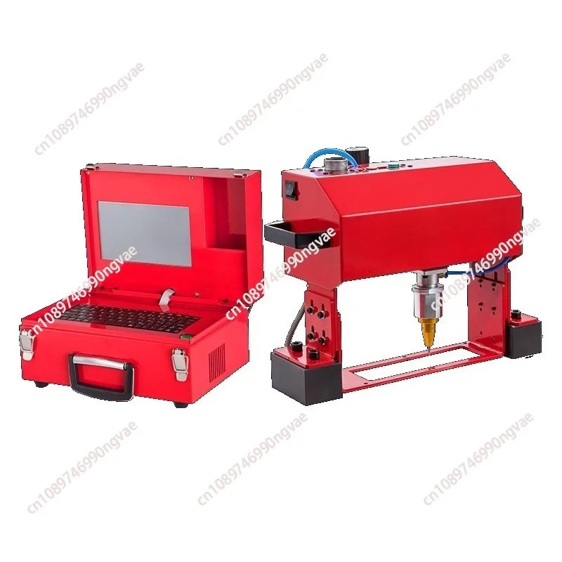Portable Pneumatic Marking Machine 140*40MM For Automotive Frame Engine  VIN No. Dot Peen Engraving Machinery