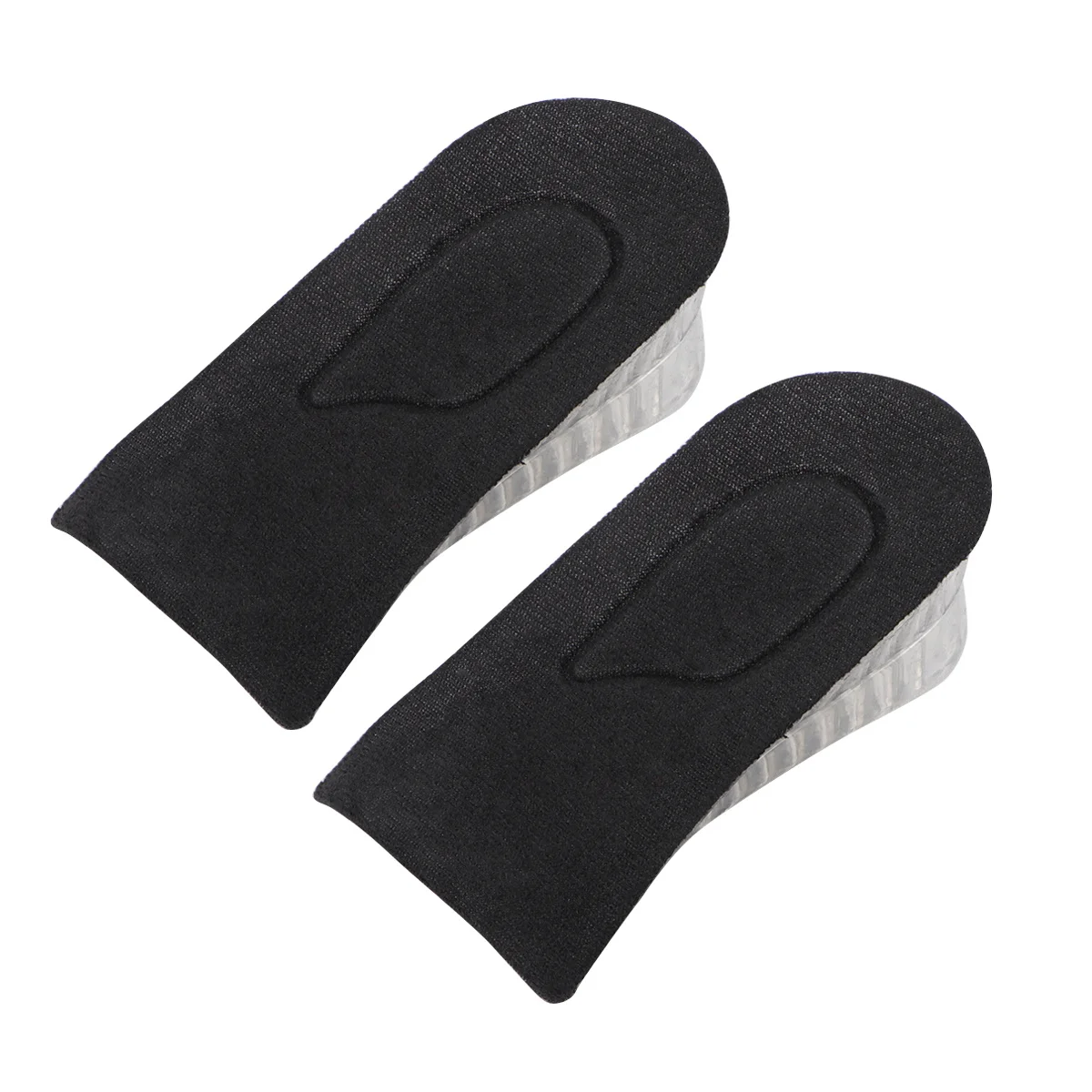 

Shoe Lifts Black Silicone Height Increase Insoles for Men Women Exercise Shoes Relaxation Shoes Comfortable Invisible