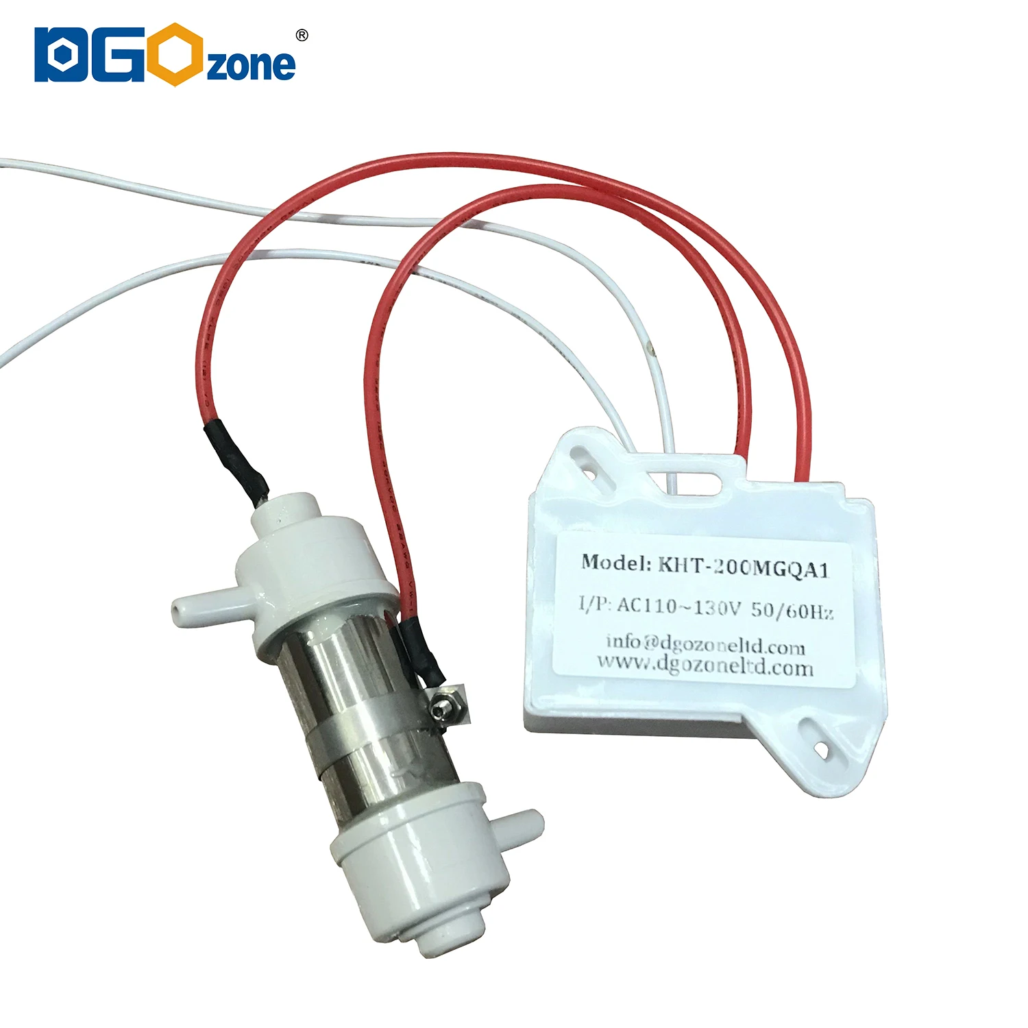 

Free Shipping 200mg Ozone Generator for Water Purifying Glass Tube Ozone Cell Ozonizer KHT-200MGQA1/A2