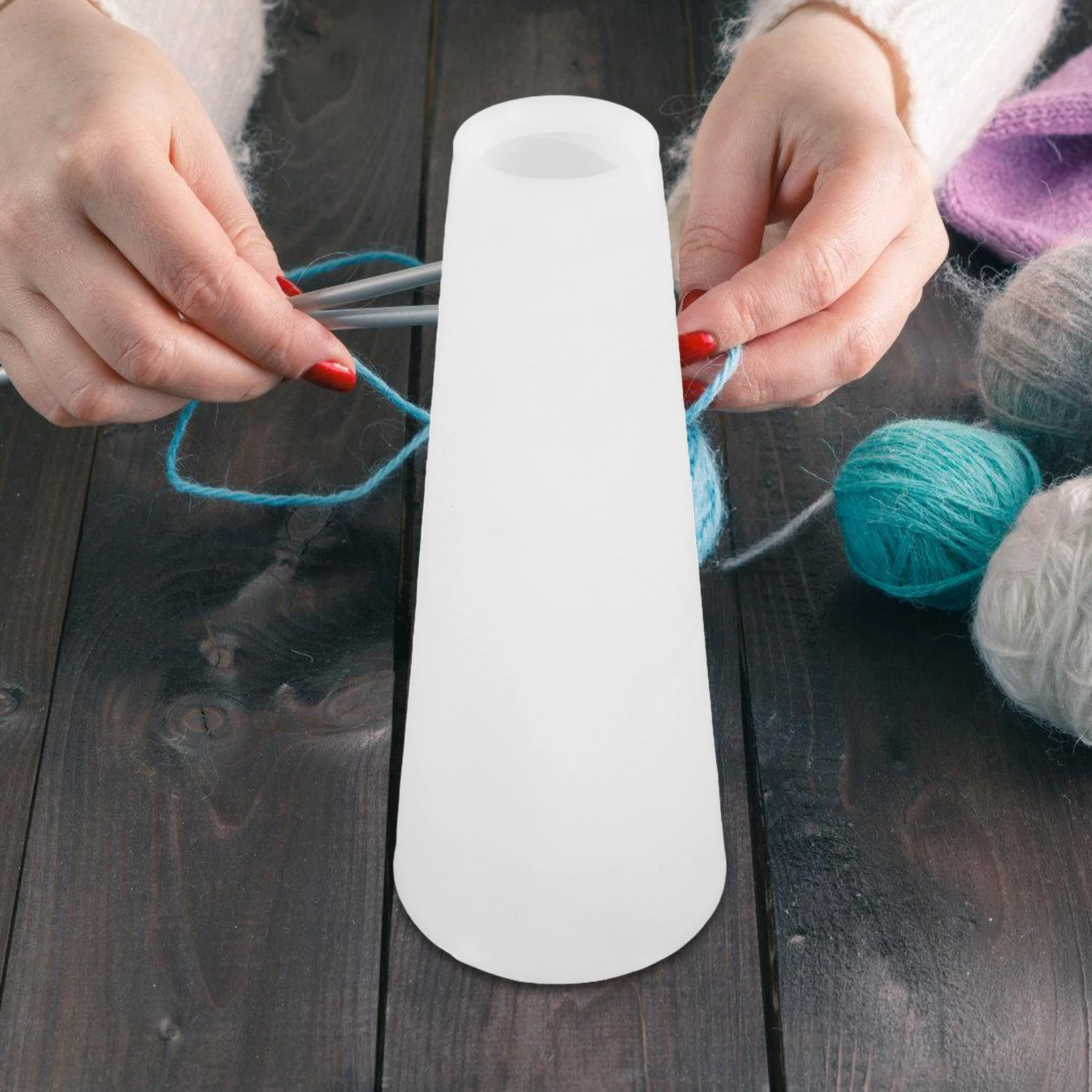 

10Pcs Plastic Yarn Cone Tapered Bobbin Tube for Thread Winding Textile Craft Embroidery Knitting Sewing Accessories
