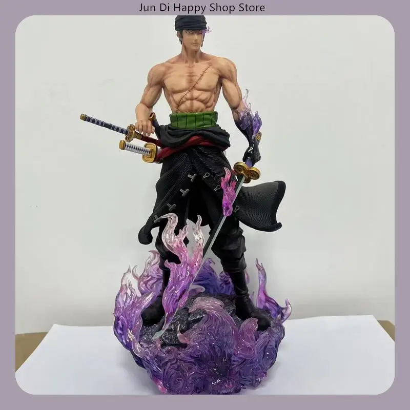 

32CM One Piece Roronoa Zoro Standing Pose Statue Anime Model Figure For Birthday Gift Collection