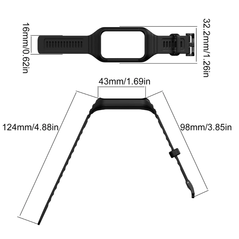 أحزمة سيليكون مرنة سوار ساعة لشرف الفرقة 9 ، استبدال حزام ساعة ، حزام معصم مقاوم للماء ، أساور ذكية