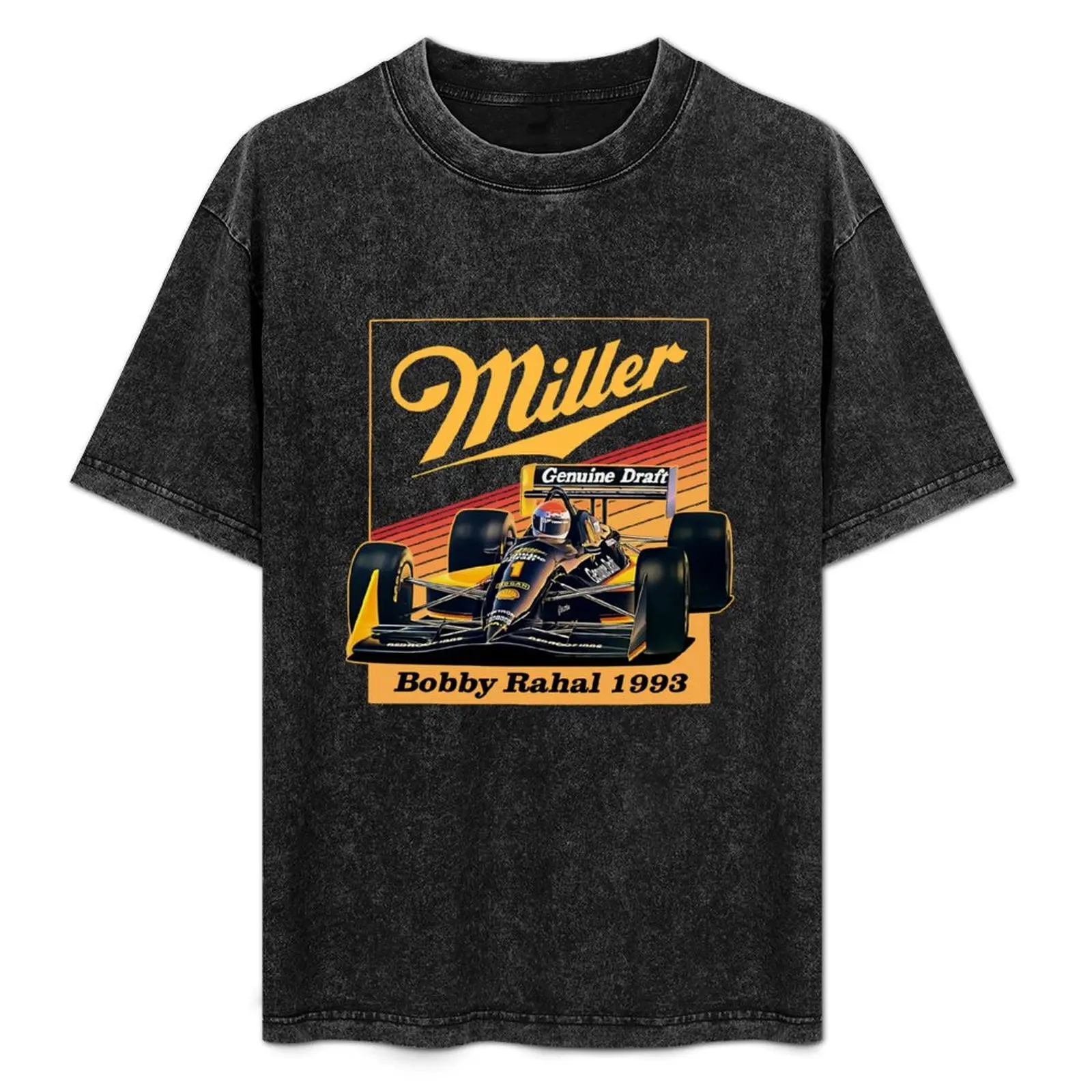 

Bobby Rahal 1993 Indy Legends 90s retro style T-Shirt graphic shirts blue lock mens t shirts top quality
