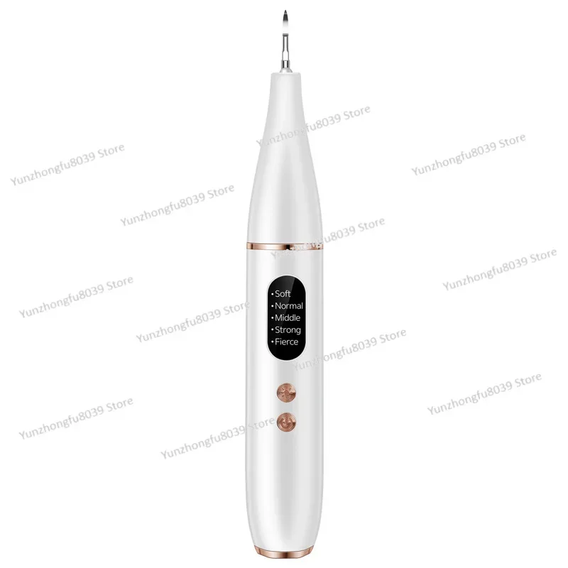 Ultrasonic tooth cleaner with 5-speed adjustment, household oral tooth cleaning with lamp, tooth cleaner to remove calculus