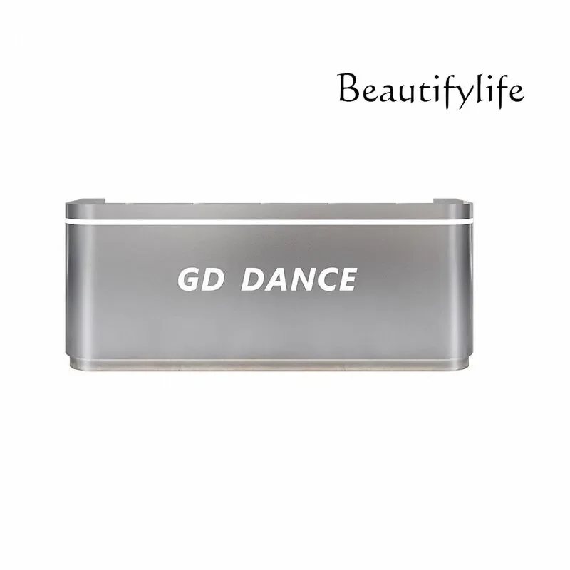 new Clothing Store Stainless Steel Bar Counter Nordic Fashion Barber Shop Cashier Reception Front Desk