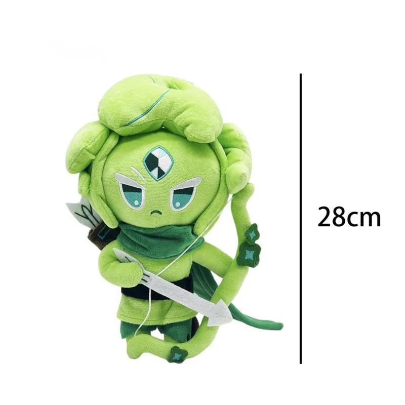 Nuevo galleta hombre de jengibre Reino muñeco de juguete de peluche 27/28CM dibujos animados lindo viento suave Archer muñeco de peluche periferia para regalo de chico