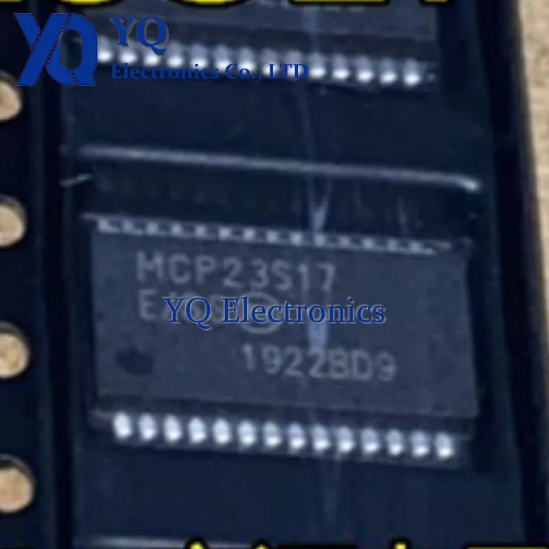 10PCS/lot New OriginaI MCP23S17-E/SO SOIC-28 16 bit IO extender chip SPI interface