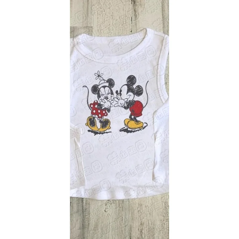 2026 Mouse Crop Tank, Mickey Minnie Womens Tank, Retro Minnie Baby Tee, Retro Mickey Tank, Love Minnie, Spring Time Minnie view 3