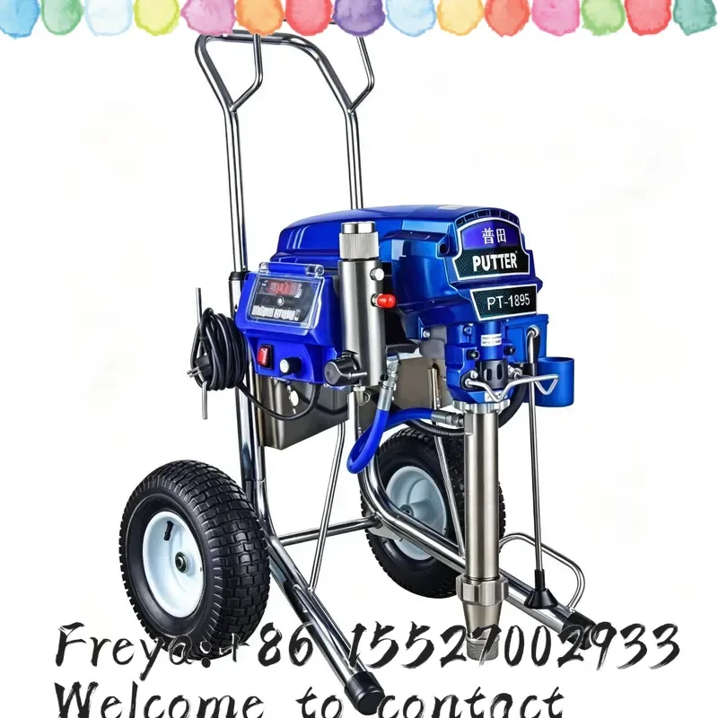 Picture 5: Putian Pute 1895 latex paint spraying machine plunger large high pressure airless wall paint spraying machine