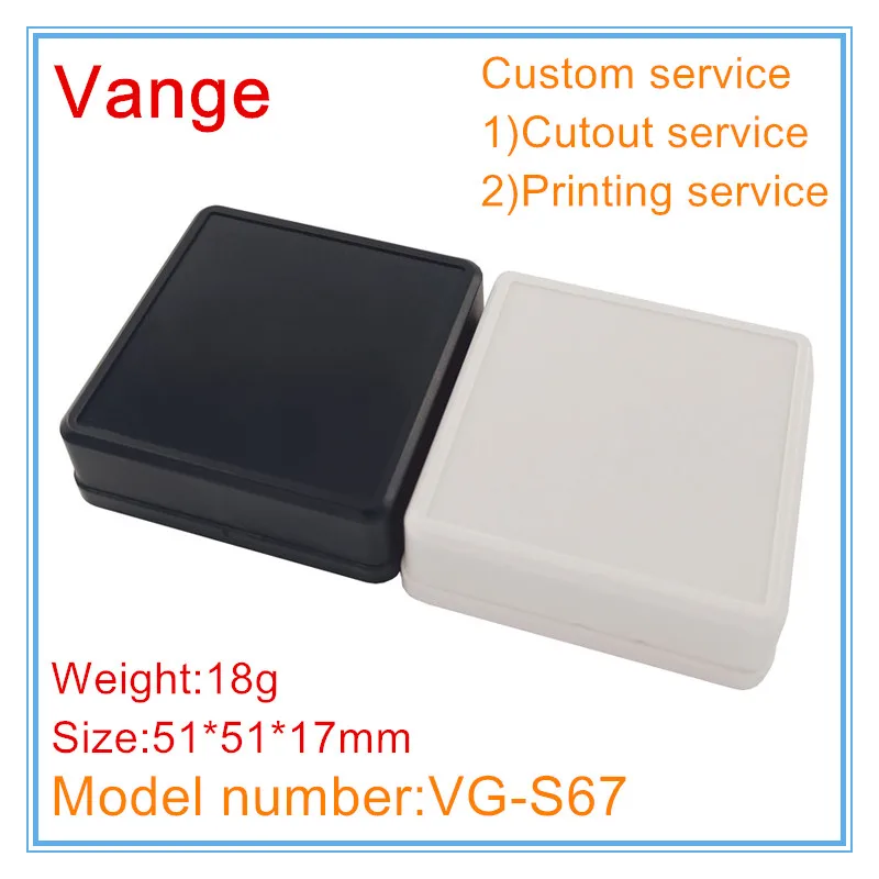 Vange device housing 51*51*17mm ABS plastic enclosure case