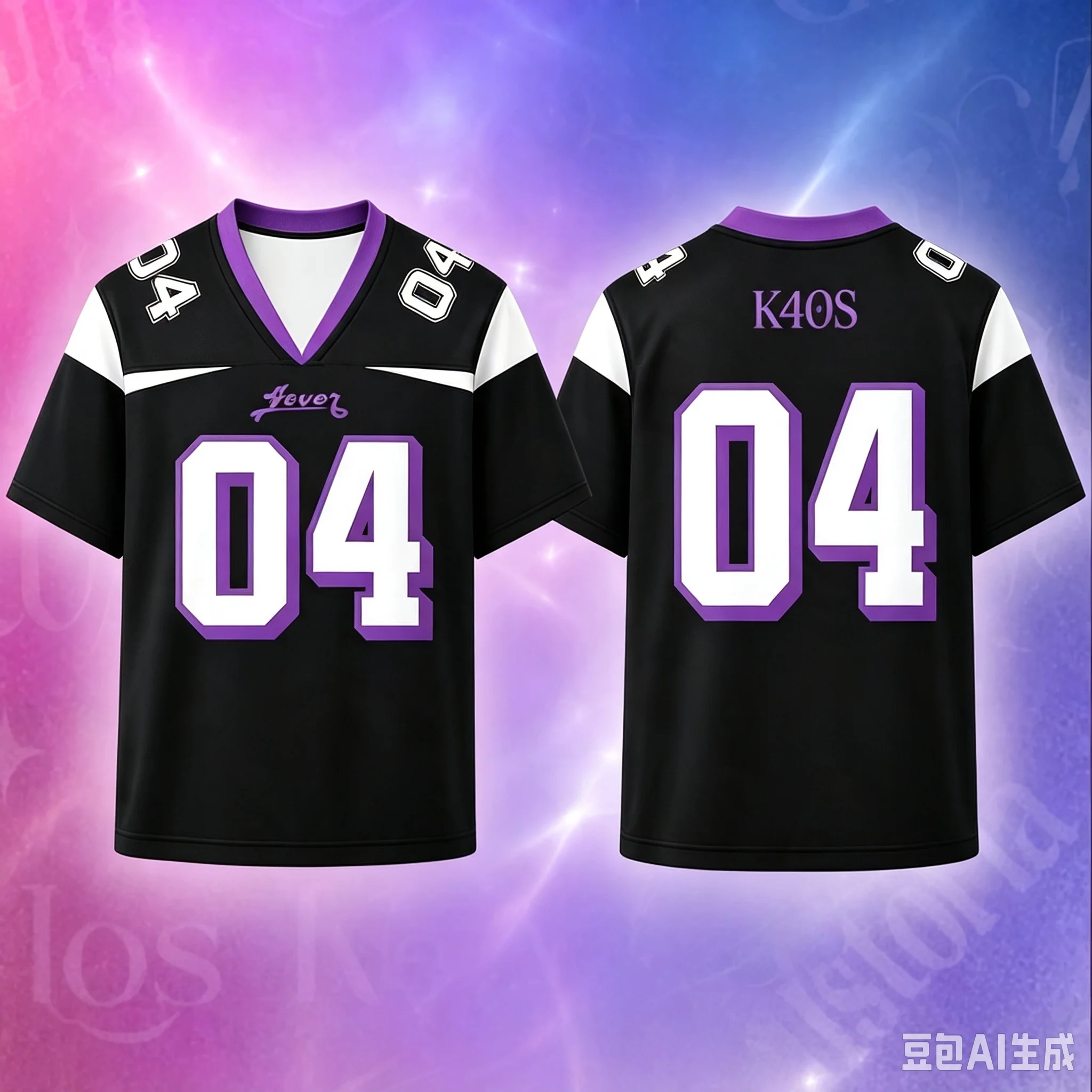 2026 Women Men Summer  04 Purple Football Jersey Kpop Concert Jersey Fashion Streetwear Fans Gift Cosplay Beach T Shirt