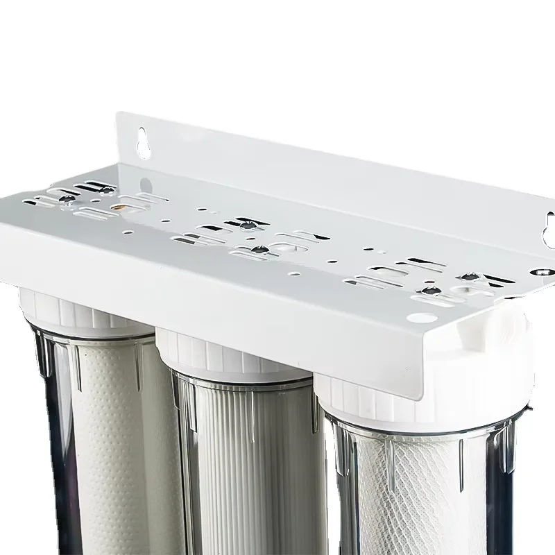 

Big Blue Triple Shell Filtration System 20 Inch High Capacity Water Filter Filter Housing Holds Gas Clear Water Filter Bottle