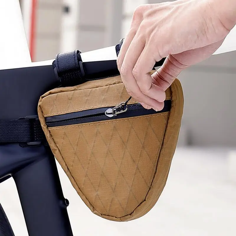 

Велосипедная сумка с верхней трубкой, водонепроницаемая дорожная велосипедная сумка, треугольная сумка с боковой молнией, сумка для инструментов, ремонтный комплект для хранения велосипедных аксессуаров