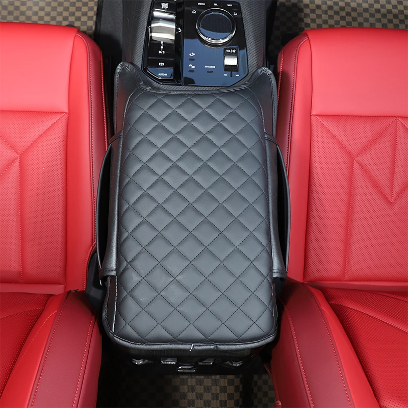 

Methoucar для BMW X3 G45 2025-2026, кожаный черный автомобильный подлокотник с центральным управлением, сумка для хранения, аксессуары для интерьера автомобиля