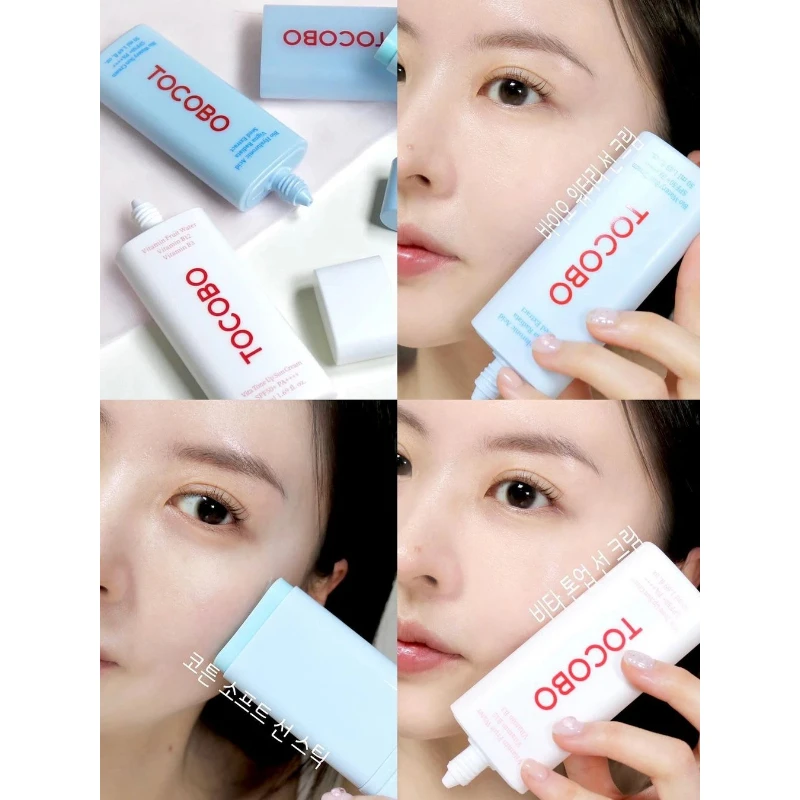 Korea Skin Care Tocobo Cotton Soft Sun Stick SPF 50+ Water Sense Essence Sunscreen Oil Control Refreshing Non-greasy Moisturise