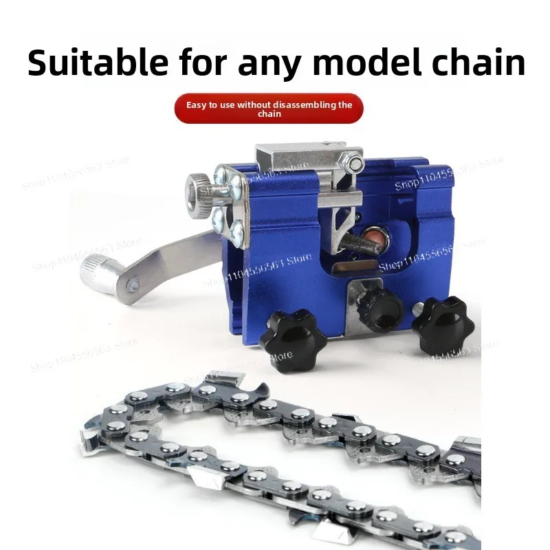 Hand‑crank Chainsaw Sharpener Portable Manual Chain Grinding Jig, Chainsaw File Sharpening Tool for  Electric Chainsaw