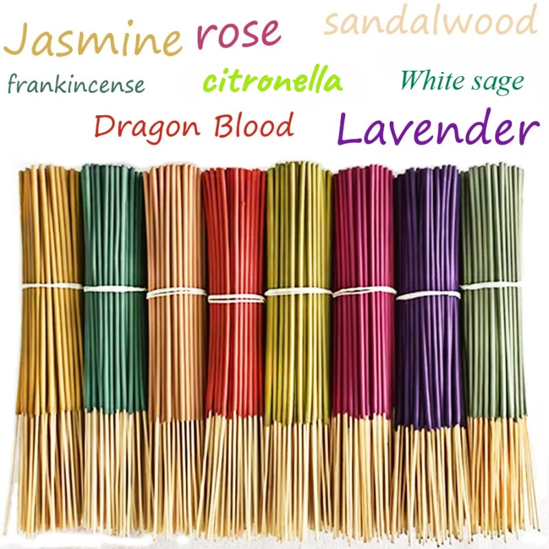 25pcs/bag Bamboo Stick Incense Natural Plant  Fragrance Home Indoor/tea Room/meditation/odor Removal Aromatherapy Joss Stick