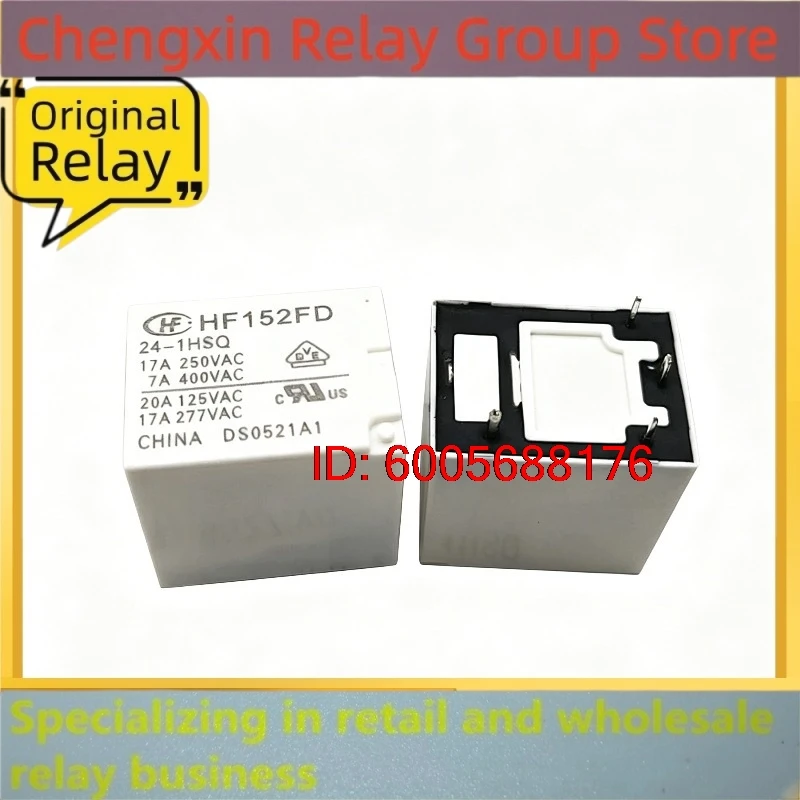 New 10pcs/lot HF152FD 24-1HSQ 24V 24VDC 20A 4pins HF152F 024