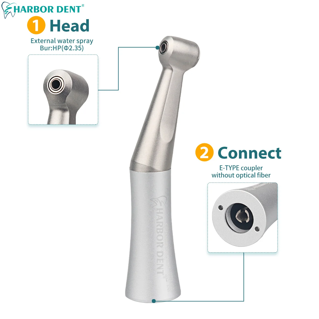 Низкоскоростной наконечник Dental FX с 2/4 отверстиями, 1:1 прямой привод, угловой мини-пневматический двигатель, стоматологический инструмент для полировки зубов