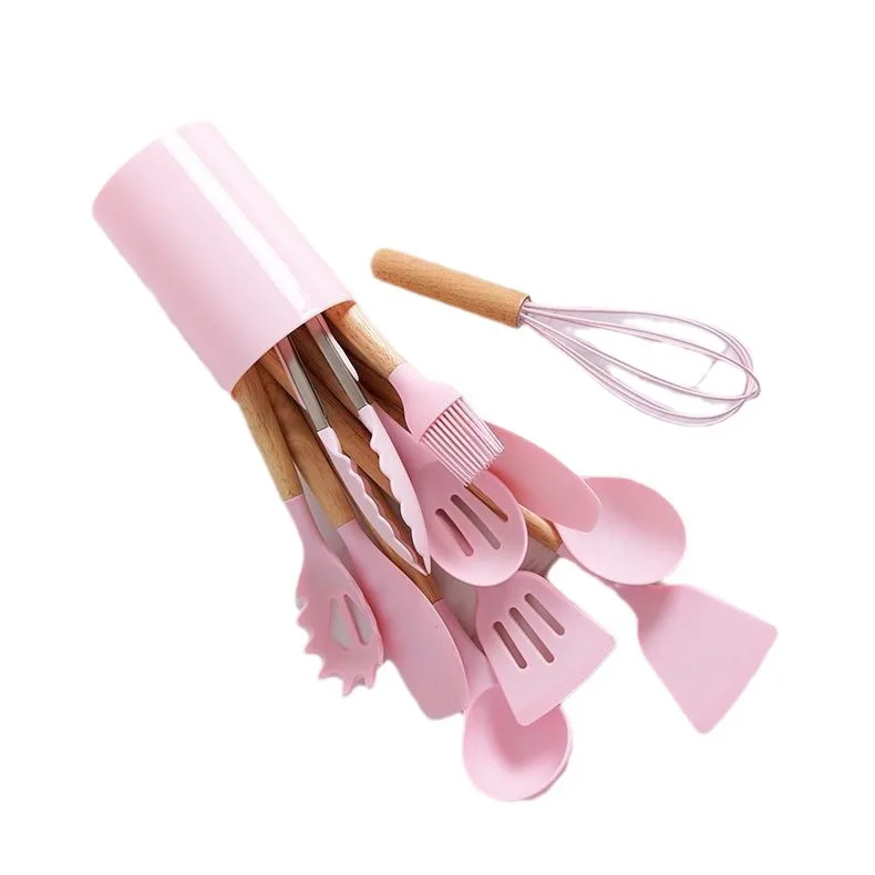 Home Kitchen Gadgets Silicone Utensils Kitchen Kit  Cookware Sets Cooking Utensils Household Things kitchen Utensils Practical