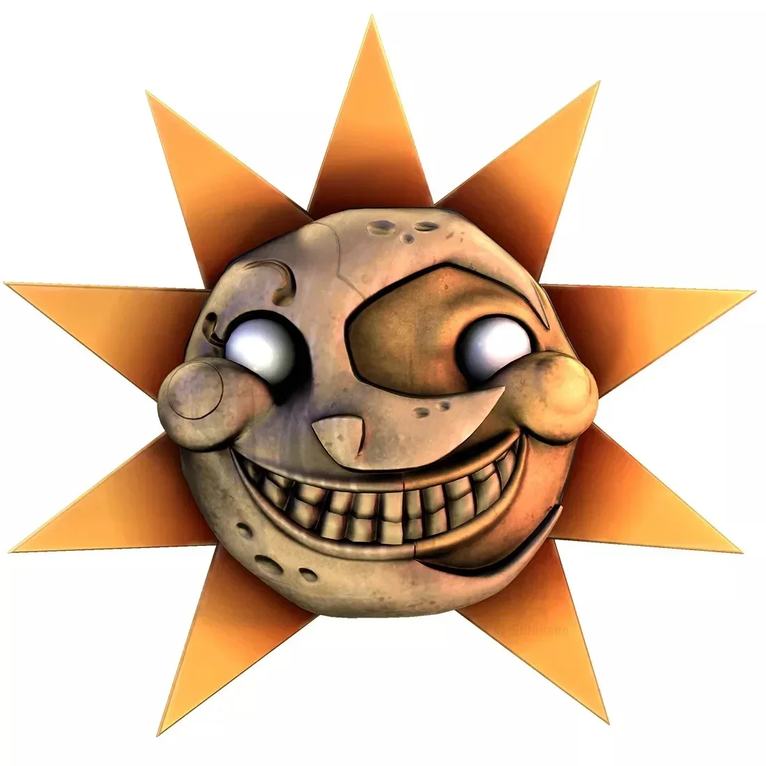 Disfraz de Anime Sundrop Moondrop, disfraz de sol, Luna, payaso, marioneta, traje de Cosplay, disfraz de fiesta de cumpleaños y Halloween, máscara para niños