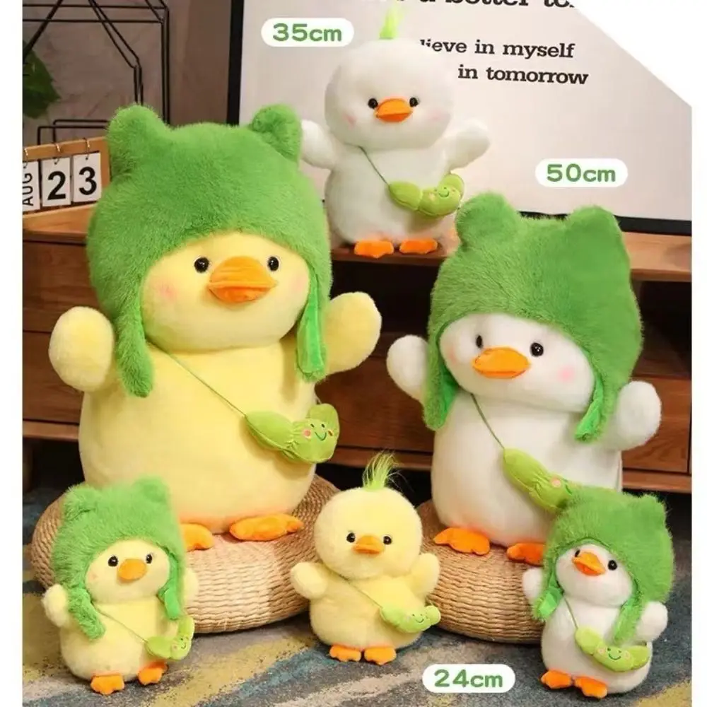 PP Cotton Outing Duck Plush Toys Ornament Soft Hiking Duck Appease Doll Cartoon Animal Fluffy Spring Outing Duck Stuffed Doll