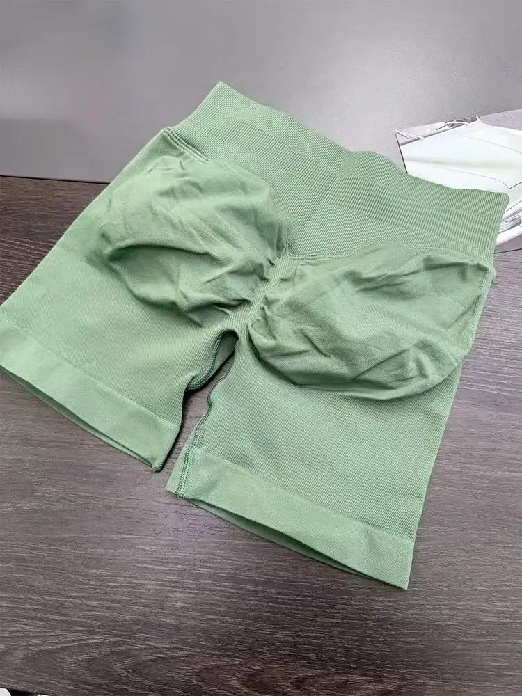 Quality Seamless Scrunch Push Up Gym Shorts Running Workout Shorts Female Yoga Leggings Women Hight Waist Sports Shorts