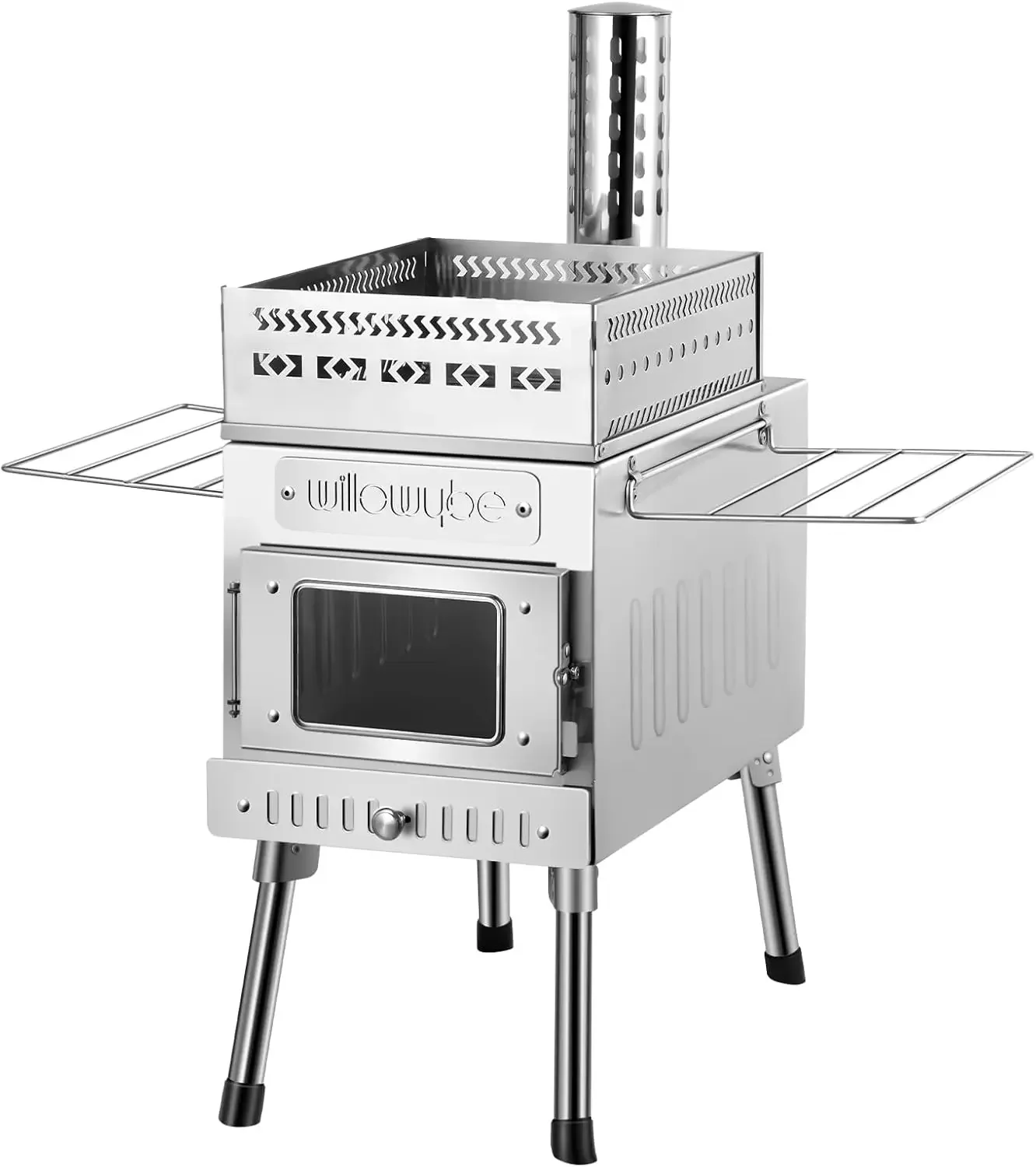 

Outdoor Sauna Hot Tent Stove, Rocket Stove Heater, Portable Camping Wood Stove for Dry Sauna, Cooking for Husband and Friends