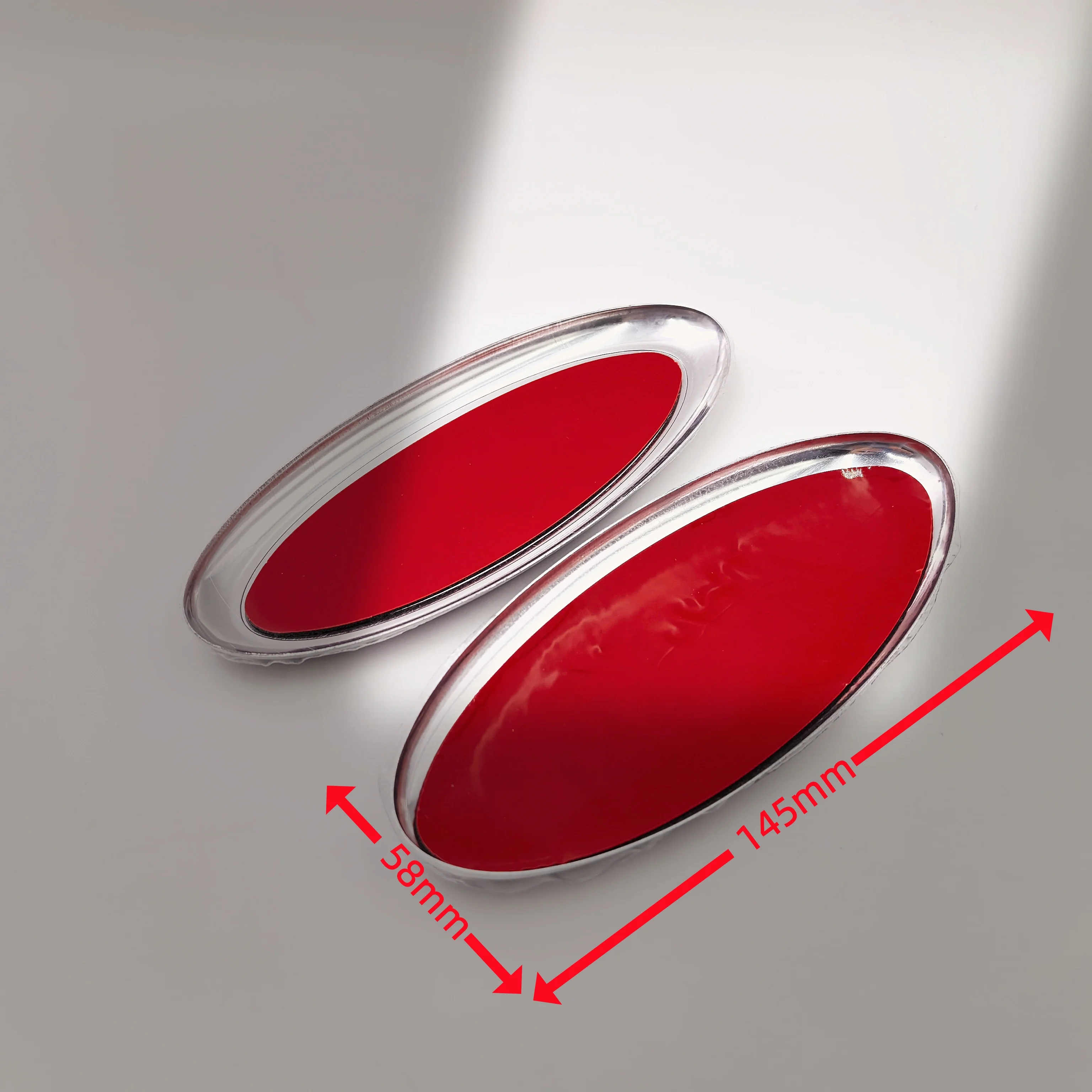 

145mm Car Emblem Badge Front Grille & Rear Trunk Hood Lid Logo Decor Cover forFord