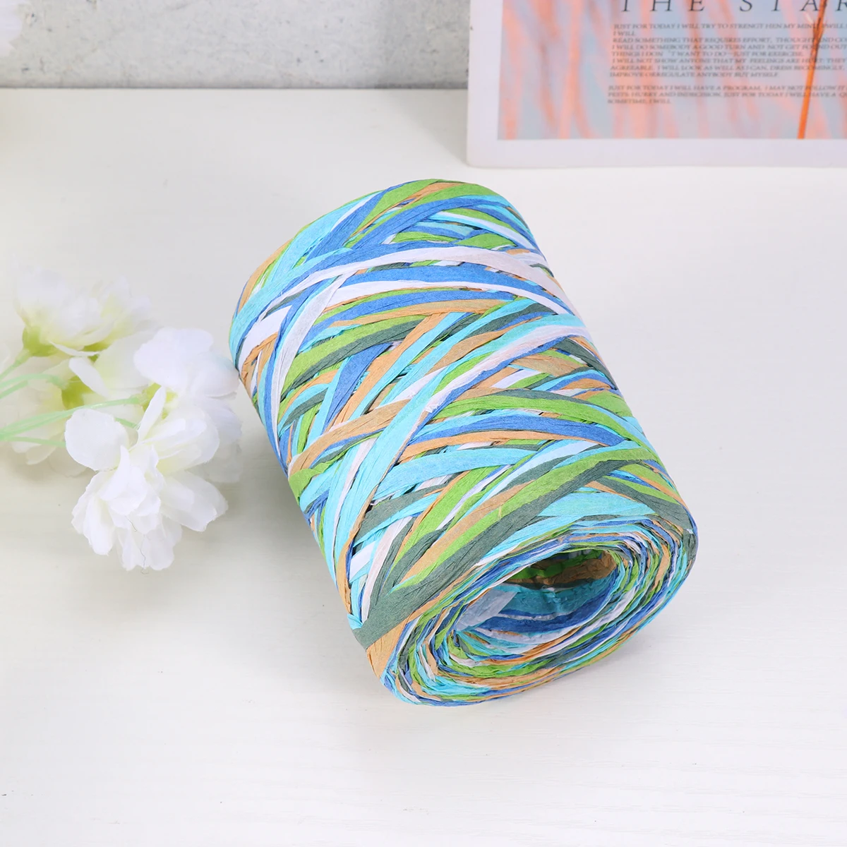 

Raffia Rope for Crafts Color Ribbon Packing Twine Wedding Wired Gift Ribbons Presents