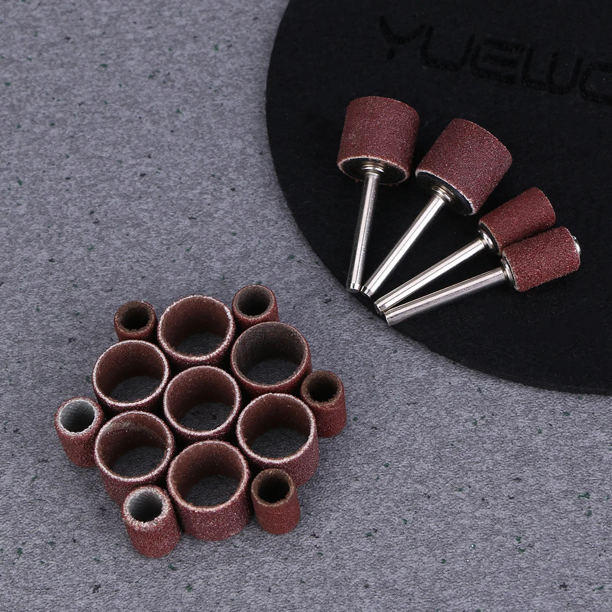

64pcs Pet Manicure Sandpaper Rings Cloth Grinding Polishing Tool Durable Abrasive Paper For Small Pets Anti-Clogging Grind