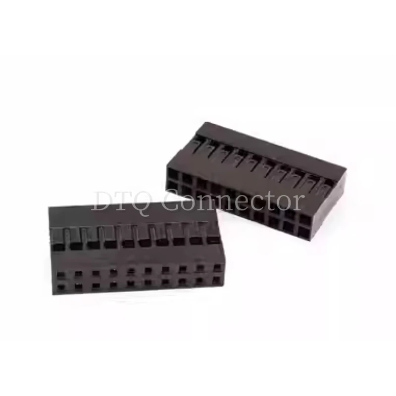 50PCS Hot Sale Dupont Plastic Shell 2.54mm Double Row Dupont Connector 2P/3P/4P/5P/6P/7P/8P/9P/10P 2*4pin/2*5pin Housing