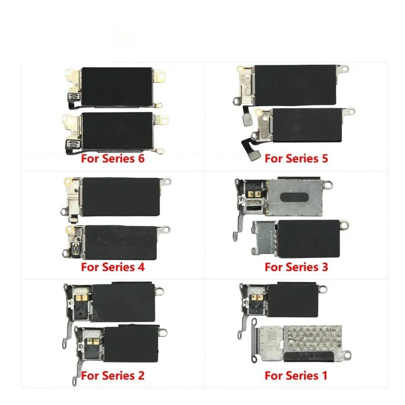 Vibrator Motor Module For Apple Watch Series 1 2 3 4 5 6 S1 S2 S3 S4 S5 SE 38mm 44mm 40mm 42mm Vibration Flex Cable Repair Parts