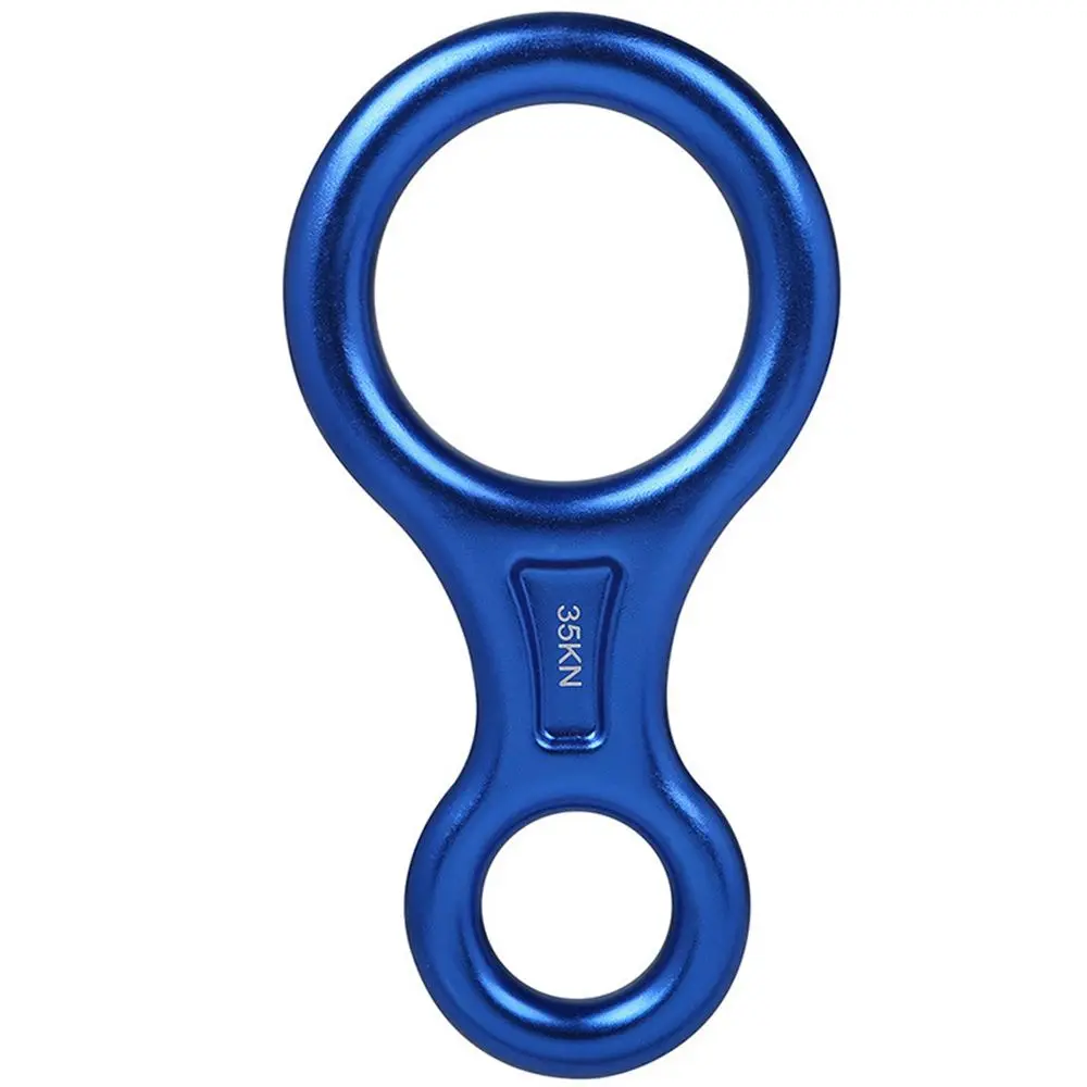 7 Colors 8 Word Gear Device Rope Descender Climbing Ring Rock Climbing Descenders Downhill Eight Rings