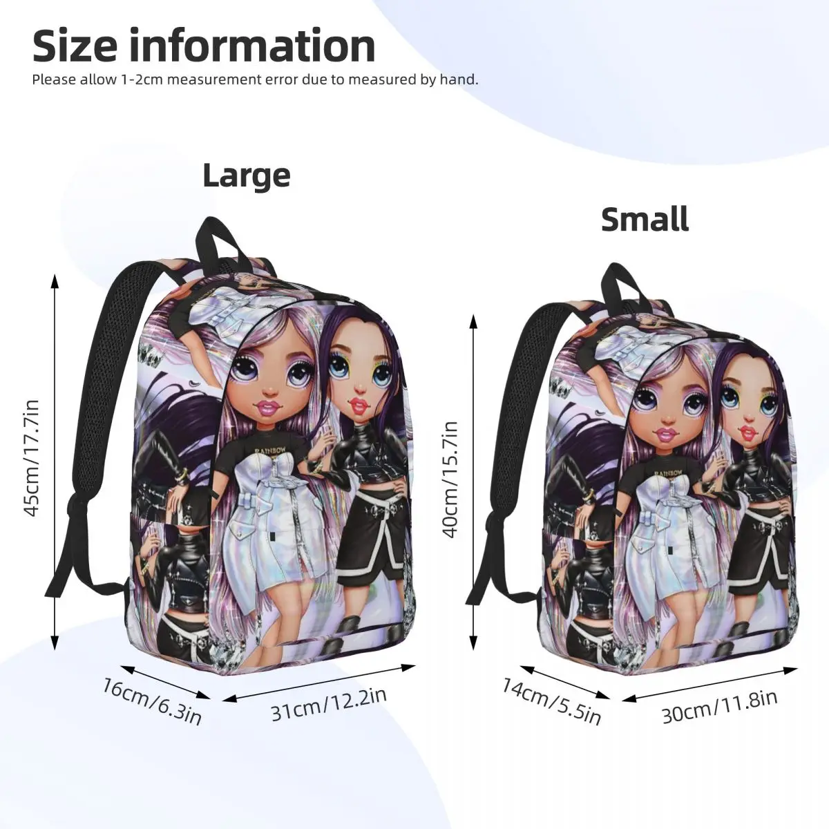 Mochila arcoíris High ainsilk & Enix para niño y niña, mochila escolar para estudiantes, mochila de día para jardín de infantes, bolsa primaria para exteriores