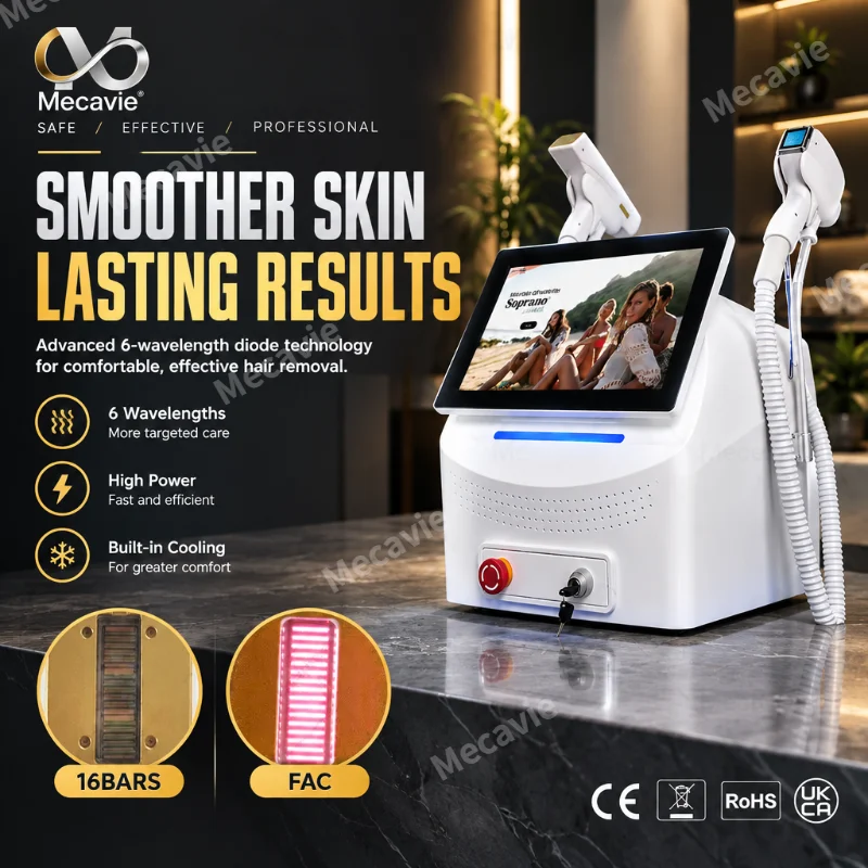 เครื่องดูแลผิวแบบพกพา Mecavie  - Alexandrite Laser Hair Removal Machine บทวิจารณ์และราคา