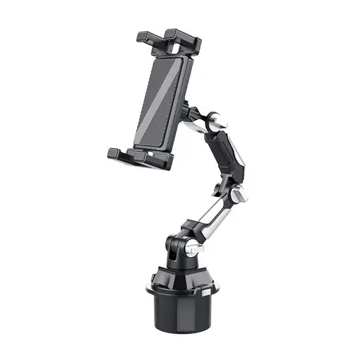 Soporte magnético para teléfono móvil para coche, rotación de 360 grados, brazo ajustable, portavasos Universal para coche, soporte para tableta y teléfono para iPad Pro